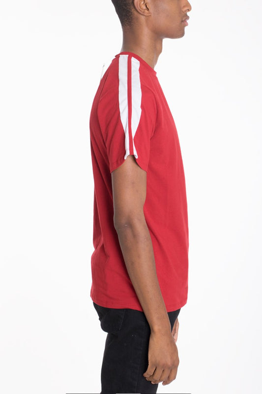 DUAL STRIPE SHORT SLEEVE TEE